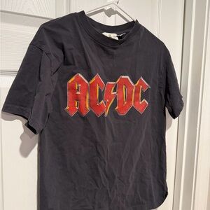 H&M Kids Black AC/DC T-Shirt
